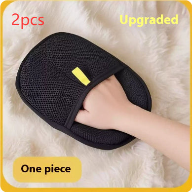Pet Grooming Glove – Deshedding Mitt for Dogs, Cats & Rabbits