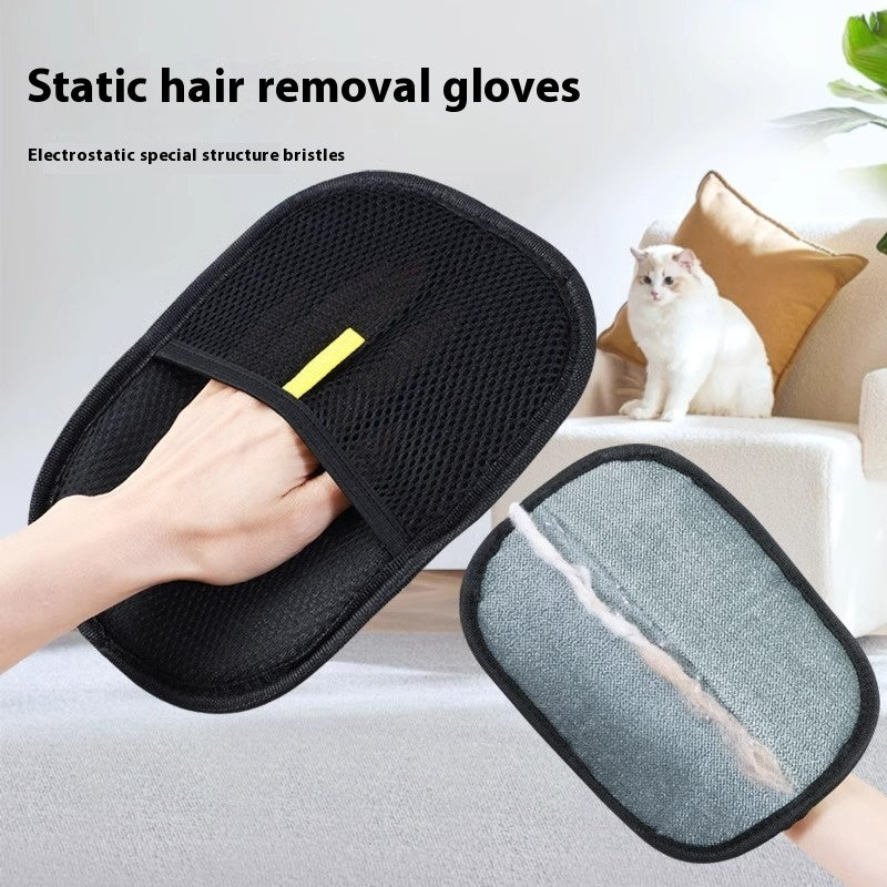 Pet Grooming Glove – Deshedding Mitt for Dogs, Cats & Rabbits