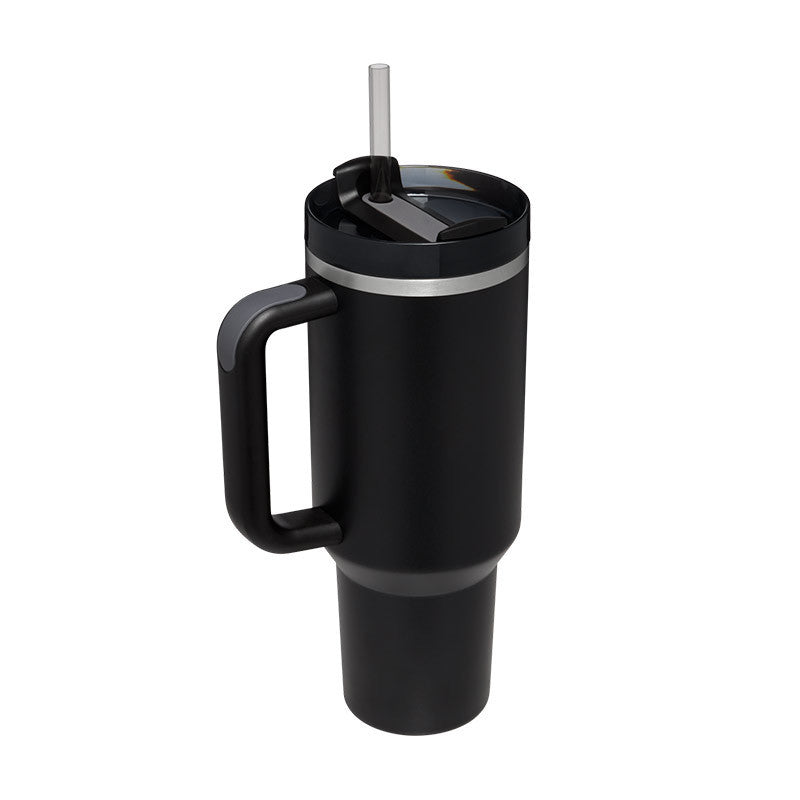 40 Oz Spill-Proof Coffee Tumbler – Handle, Straw & Lid | Vacuum Insulated Mug for Car, Gym, Gifts